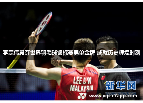 李宗伟勇夺世界羽毛球锦标赛男单金牌 成就历史辉煌时刻